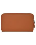 Portefeuille Paris cognac - 19x11 cm