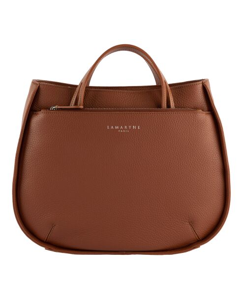 Sac à main Fidèle cognac - 26x34x13 cm