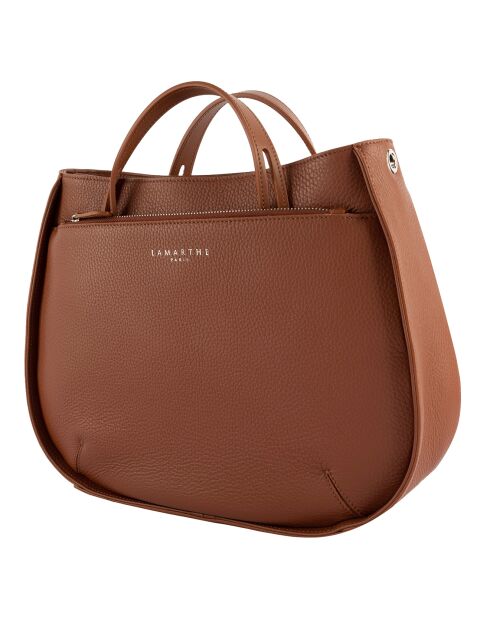 Sac à main Fidèle cognac - 26x34x13 cm