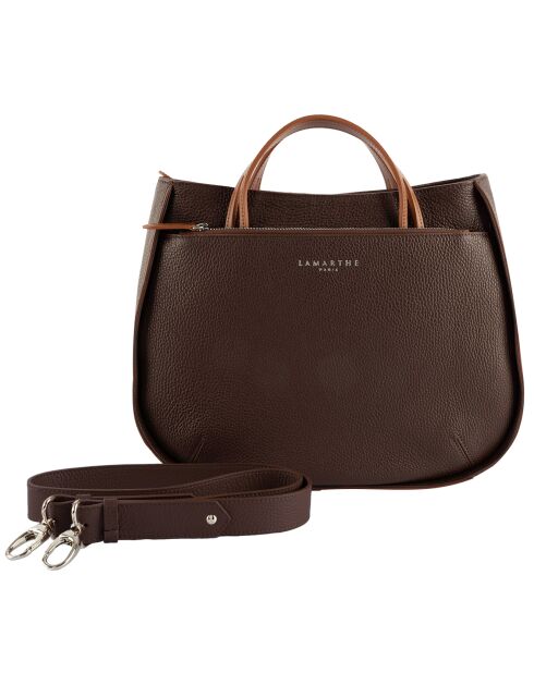 Sac à main Fidèle  marron - 26x34x13 cm