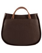 Sac à main Fidèle  marron - 26x34x13 cm