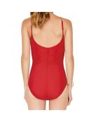 Maillot de Bain 1 Pièce Gold Standard rouge