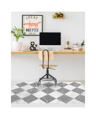 Tapis vinyle Gadir gris - 50x100 cm
