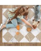 Tapis vinyle Gadir sépia - 50x100 cm
