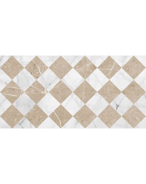 Tapis vinyle Gadir sépia - 50x100 cm