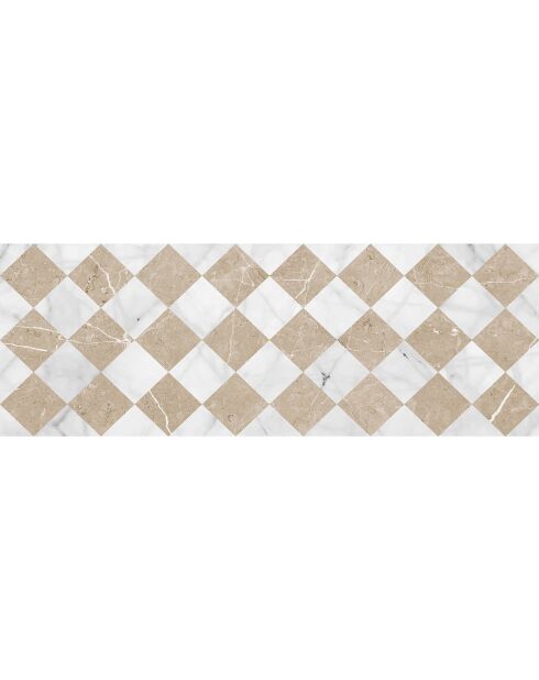 Tapis vinyle Gadir sépia - 50x140 cm