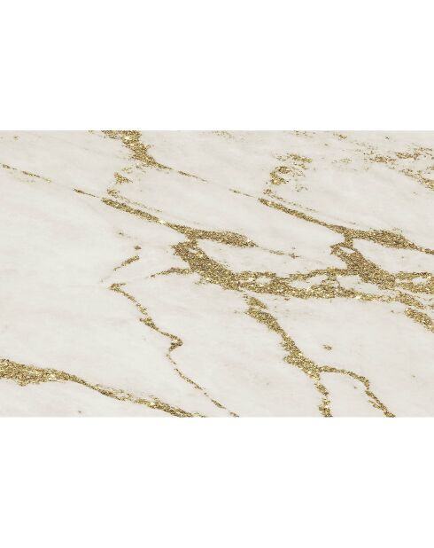Tapis vinyle Marble marbré/doré - 66x100 cm
