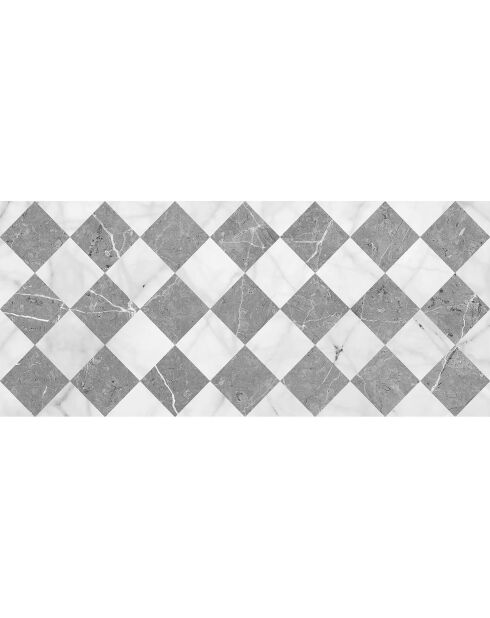 Tapis vinyle Gadir gris - 66x150 cm