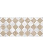 Tapis vinyle Gadir sépia - 66x150 cm