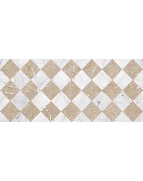 Tapis vinyle Gadir sépia - 66x150 cm