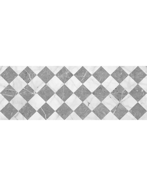 Tapis vinyle Gadir gris - 66x180 cm