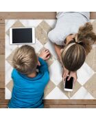 Tapis Gadir sépia - 66x180 cm