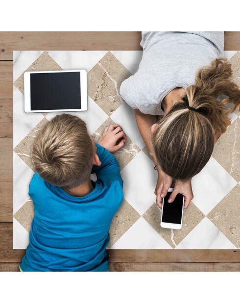 Tapis Gadir sépia - 66x180 cm