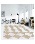 Tapis Gadir sépia - 100x133 cm