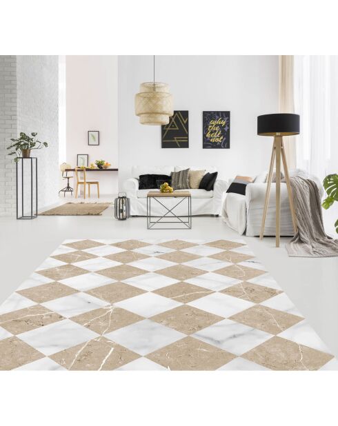 Tapis Gadir sépia - 100x133 cm