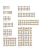 Tapis Gadir sépia - 100x133 cm