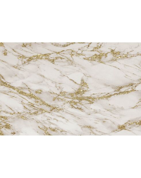 Tapis vinyle Marble marbré/doré - 100x133 cm
