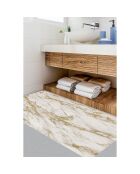 Tapis vinyle Marble marbré/doré - 100x133 cm