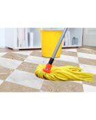 Tapis vinyle Gadir sépia - 80x300 cm