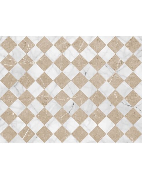 Tapis vinyle Gadir sépia - 200x266 cm