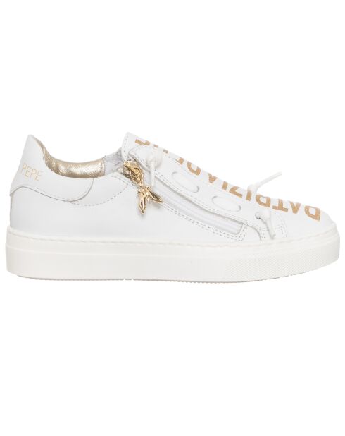 Sneakers en Cuir Cynthia blanches
