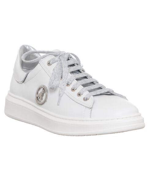 Baskets en Cuir Prisilia blanches
