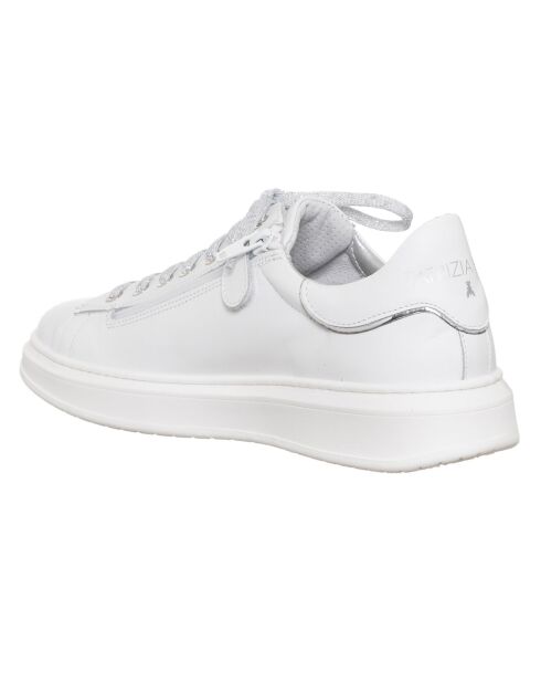 Baskets en Cuir Prisilia blanches