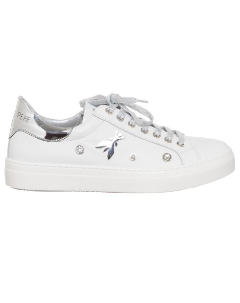 Baskets en Cuir Serafina blanches