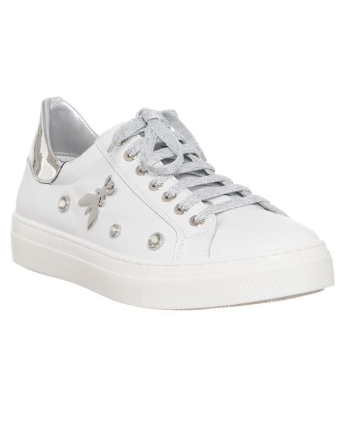 Baskets en Cuir Serafina blanches