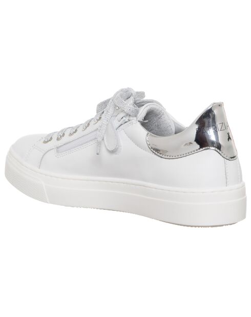 Baskets en Cuir Serafina blanches
