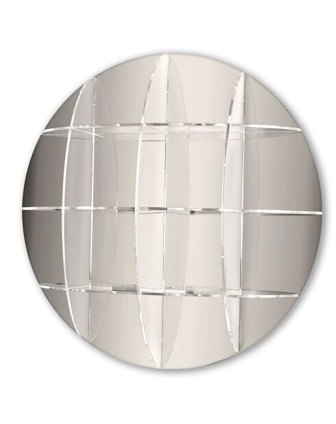 Bibliothèque/Etagère murale Joe argentée - 100x30x100 cm