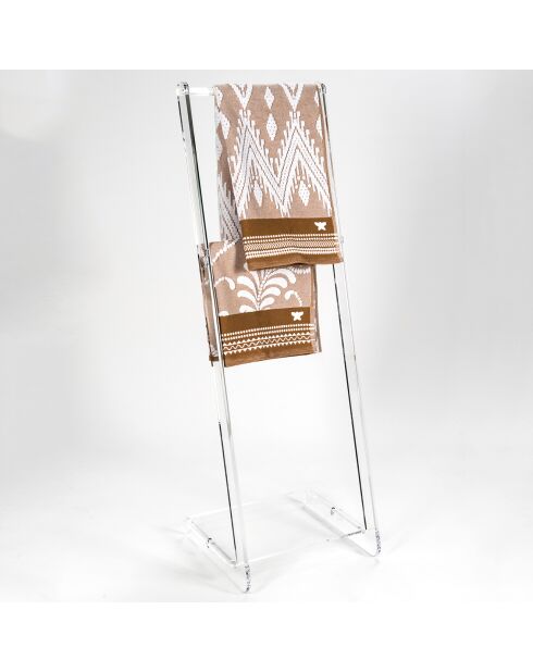 Porte-serviettes transparent - 33x31x102 cm