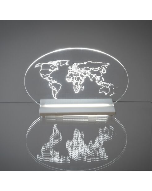 Lampe Décorative transparente - 25x10x16 cm