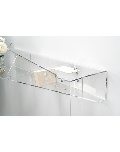 Console/Bureau  transparent - 100x30x100 cm