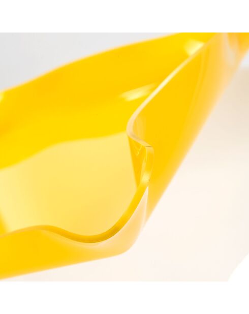 Vassoio giallo Drappeggi - 55x32x5 cm
