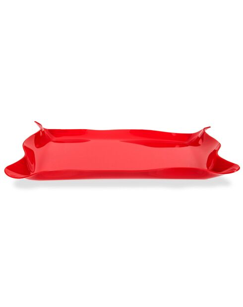 Plateau Drappeggi rouge - 55x32x5 cm