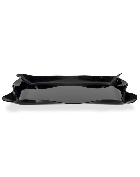 Plateau Drappeggi noir - 55x32x5 cm