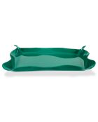 Plateau Drappeggi vert fonçé - 41x31x5 cm