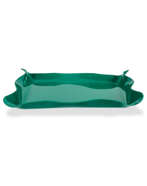 Plateau Drappeggi vert fonçé - 41x31x5 cm
