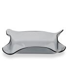 Plateau Vide poche  fumé - 23x23x3 cm