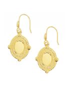 Boucles d'oreilles Charlotte Pure en laiton doré
