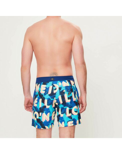 Freak Art blauw/gele zwemshort