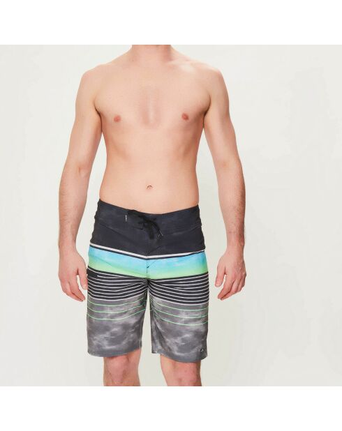 Pantalones cortos de baño Hyperfreak negro/gris/verde