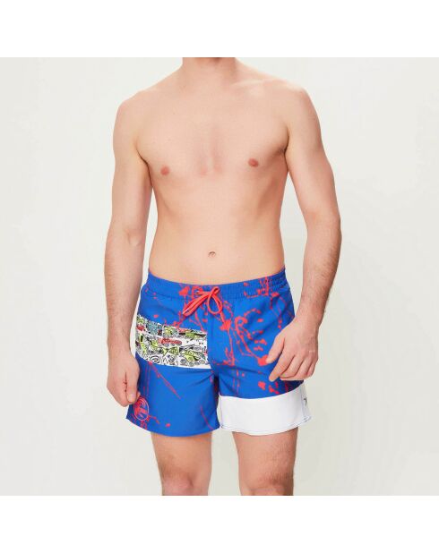 Pantalones cortos de baño azules Re-Issue