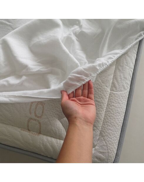 Protège-matelas Songe bonnet 25 cm blanc