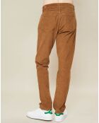 Pantalon en velours côtelé Tim camel