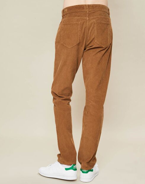 Pantalon en velours côtelé Tim camel