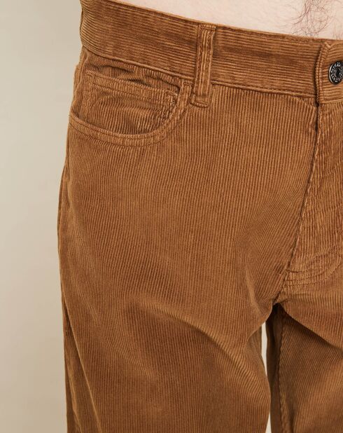 Pantalon en velours côtelé Tim camel