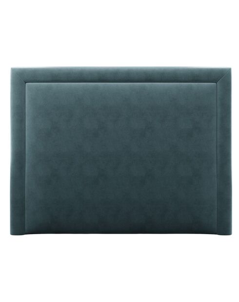 Tête de Lit en Velours Primevère pétrole - 200x120 cm