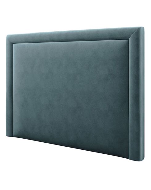 Tête de Lit en Velours Primevère pétrole - 200x120 cm